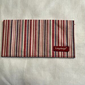 NWOT - Vintage Longaberger checkbook cover